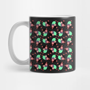 Fruity floral with dots Mug